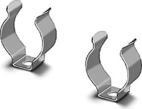 Houben Lampenhalter für G5, T-R-5 LP in Silber aus Stahl, Durchmesser: 16 mm - Bild 1