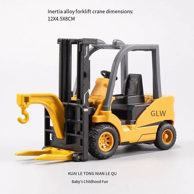 Linyi toy car Mini Ingenieur-Druckguss-Autos Set, Baufahrzeuge, ab 3 Jahren - Bild 1