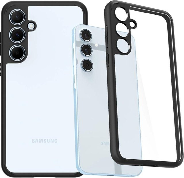 Spigen Ultra Hybrid Schutzhülle für Samsung Galaxy A55 5G in Mattschwarz - Bild 1