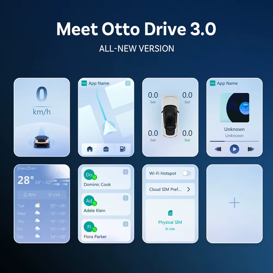 OTTOCAST P3 PRO Ai Box Android 13 TV-Box mit kabellosem CarPlay und Android Auto, schwarzer Adapter mit KI-Sprachassistent für YouTube, Netflix und TikTok via Wi-Fi und Bluetooth - Bild 5