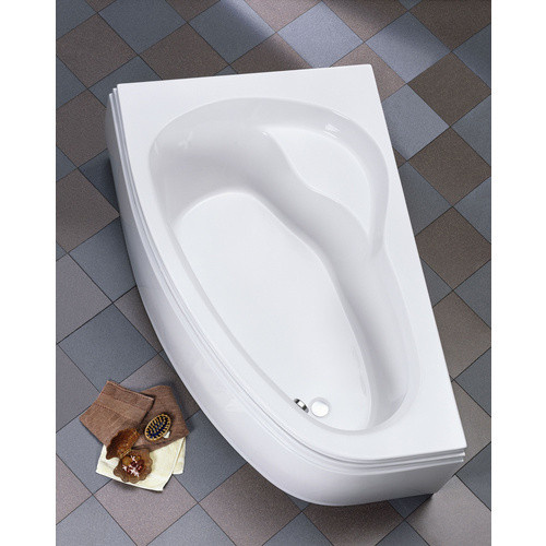 OTTOFOND Badewanne Loredana asymmetrisch Weiß B/H/L: 110 x 44 x 175 cm - Bild 2