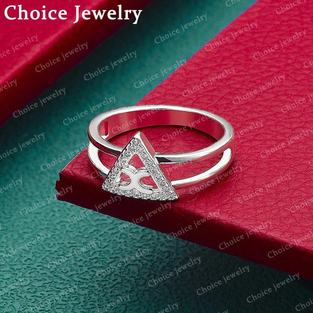 Grace Jewelry Ehering 925 Silber, Zirkonia, Damen - Bild 1