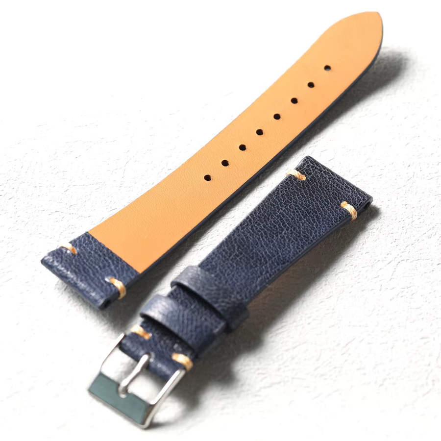 Raystray Armband, blaues Schaffell-Echtleder, Unisex - Bild 2
