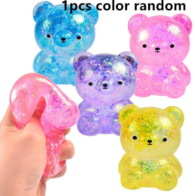 Maltose Squishy Bär, Quetschspielzeug, gelb - Bild 1