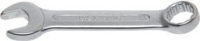 BGS Maul-Ringschlüssel extra kurz aus Chrom-Vanadium in Silber, SW 13 mm - Bild 1
