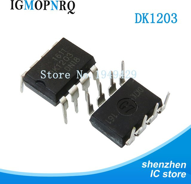 10 Stück DK1203 DIP-8 Low Power Off Line Schaltnetzteil Steuerchip in Schwarz - Bild 1