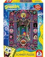 Schmidt Spiele Puzzle SpongeBob Schwammkopf SpongeBobs verrückte Welt farbenfroh - Bild 1