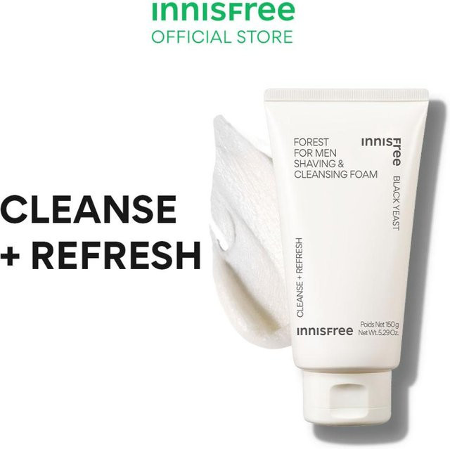 innisfree Forest for Men Rasier- und Reinigungsschaum, 150 ml, Herren - Bild 1