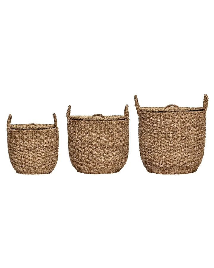 Meraki Aufbewahrungskorb Round Natur Durchmesser: 27 cm - Bild 1