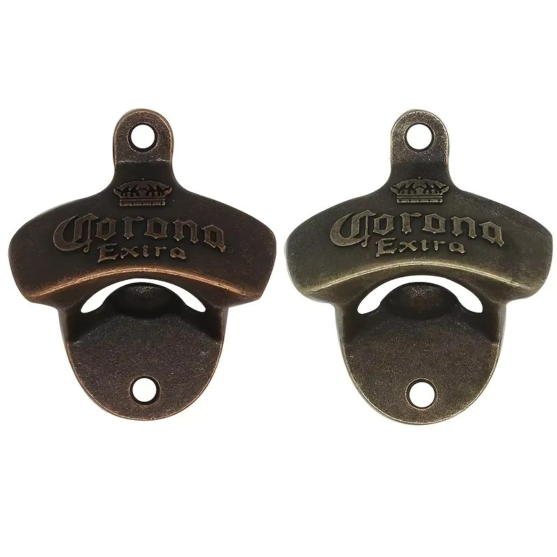 Retro Corona Design Wand-Flaschenöffner aus Metall für die Bar-Dekoration - Bild 3