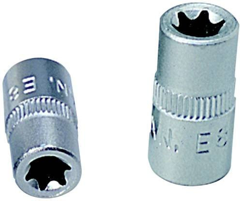KS Tools 1/4" TX-E-Stecknuss E4 aus Chrom-Vanadium in Silber - Bild 1