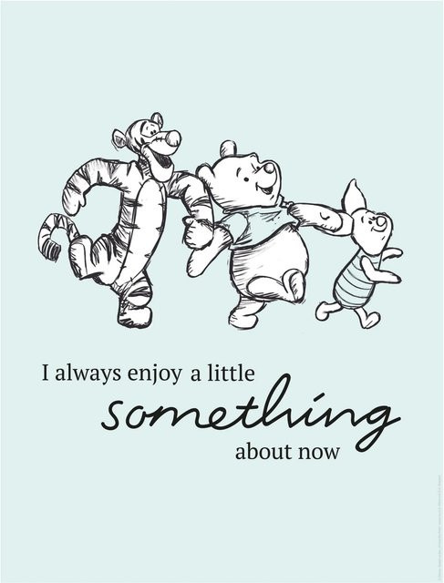 Komar Wandbild Winnie Pooh Something Paper Poster, Multicolor, Breite: 40 cm, Höhe: 50 cm - Bild 1