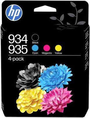 HP Original Tintenpatronen 934 und 935 Set, 4er-Packung in Schwarz, Cyan, Magenta und Gelb für HP OfficeJet Drucker - Bild 2
