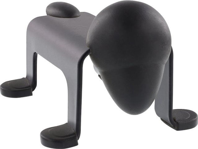 Wagner Bodentürstopper aus Stahl in Schwarz Matt B: 10,6 cm, T: 7,1 cm, H: 5,9 cm - Bild 1