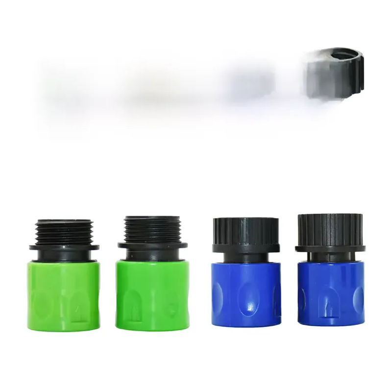 WYZXM Schnellkupplung Nippel mit 3/4 Zoll Gewinde männlich und weiblich als Schlauch und Rohr Adapter für Gartenschlauch und Bewässerungssysteme - Bild 3