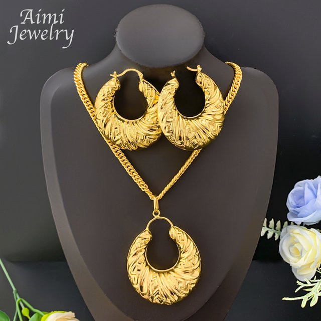 HIPUNK Schmuckset, 18-Karat-vergoldetes Kupfer, Damen - Bild 1