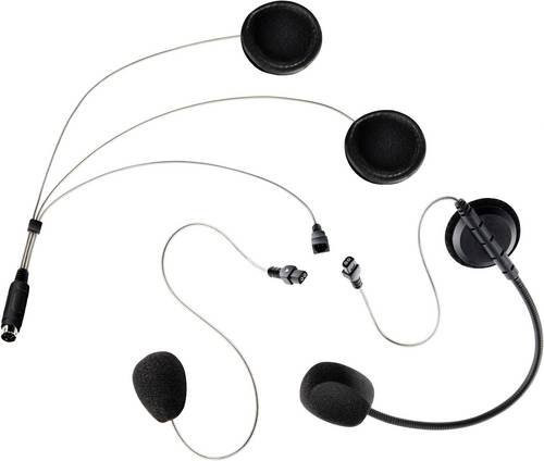 Albrecht COHS Universal-Headset 41932 mit Mikrofon in Schwarz für Integralhelme und Jethelme - Bild 1