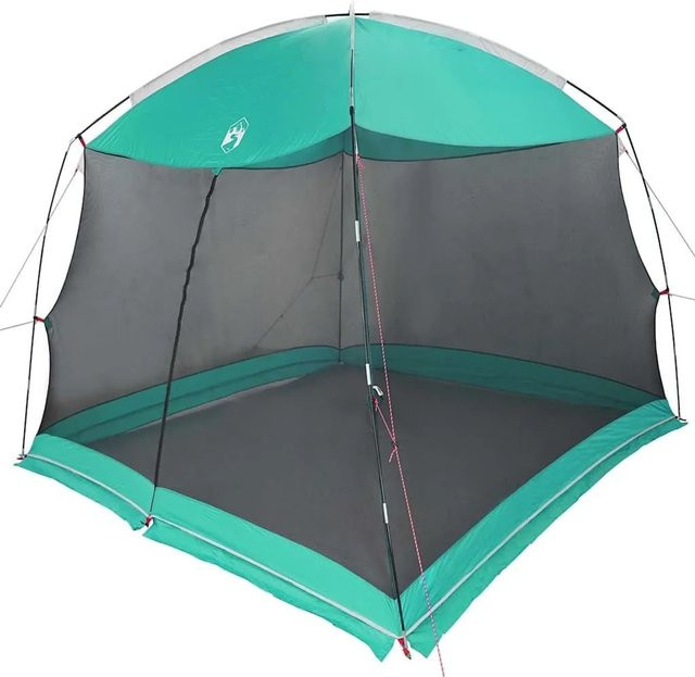 vidaXL Zelt mit Dach in Meergrün, B/T/H: 320 x 320 x 218 cm, aus Polyester - Bild 1