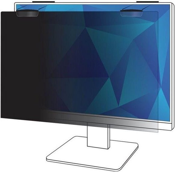 3M Blickschutzfilter für Apple iMac 24 Zoll, magnetisch und entfernbar, Schwarz, 54,61 cm (21,5 Zoll) - Bild 1