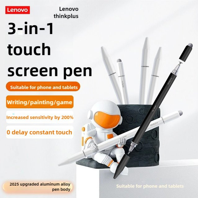 Lenovo Universal BP28 Stylus für Android und iOS mit drei Stiftspitzen für iPad und Tablets - Bild 1
