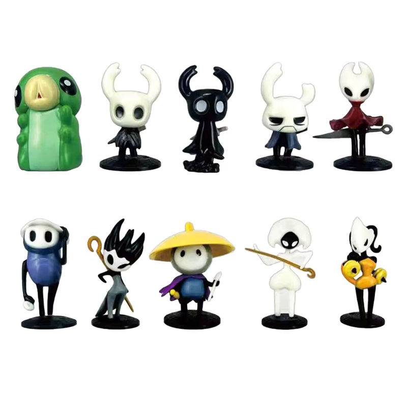 24-teiliges Set Hollow Knight Anime-Figuren von Bandai, mehrfarbige Blind Box Sammelfiguren aus Kunststoff - Bild 3
