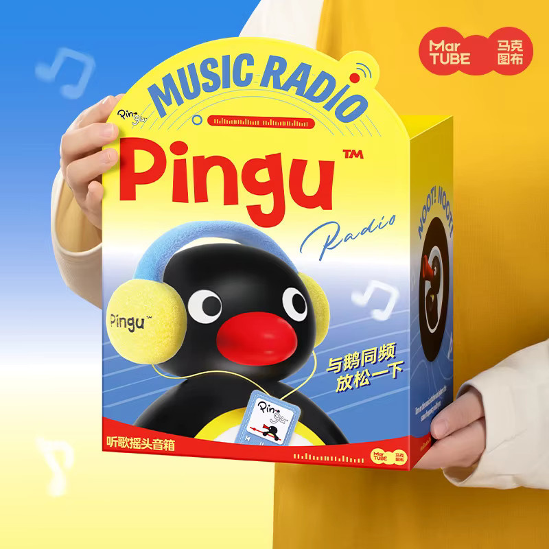 Martube Pingu Pinguin, Bluetooth-Lautsprecher, Desktop-Figuren - Bild 3