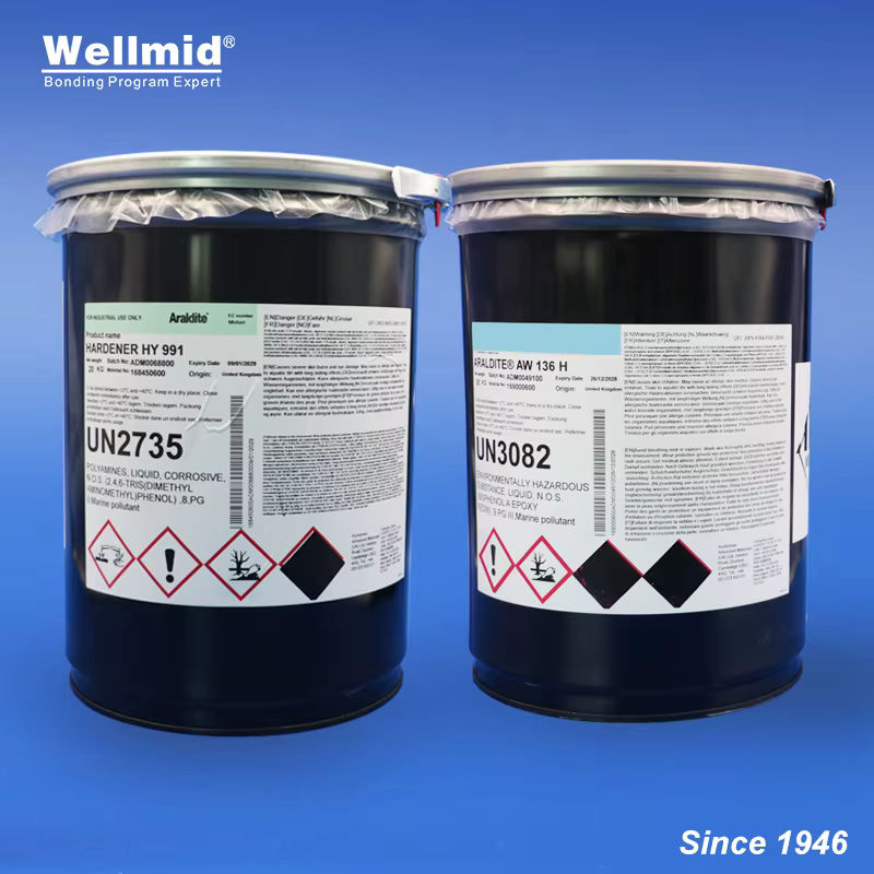 Araldite AW 136H Epoxidharz mit Härter HY 991, 2-Komponenten Fließkleber, 25 kg - Bild 6