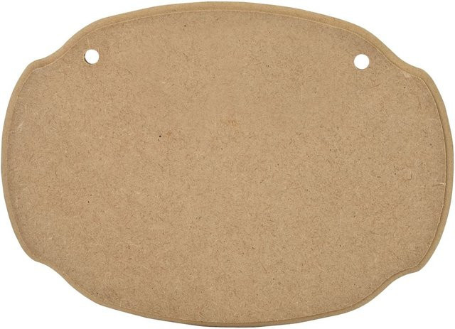 Deko-Schild Klassik von Pronty Crafts aus MDF-Holz in Beige im Landhausstil - Bild 1