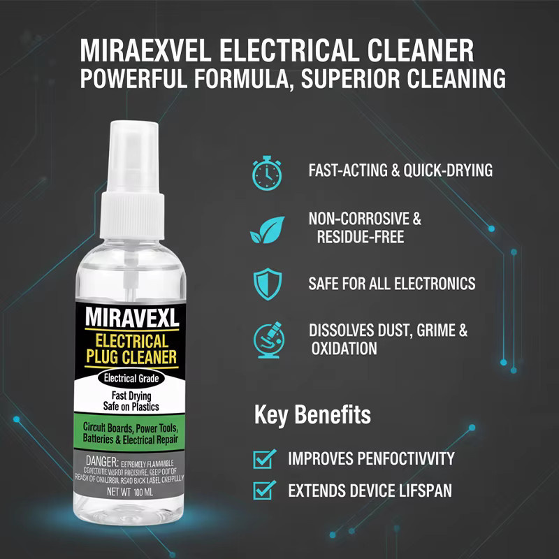 MIRAVEXL Elektrischer Kontaktreiniger-Spray, nicht leitend und rückstandsfrei, 100 ml - Bild 3