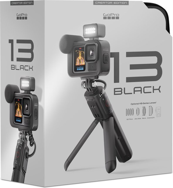 GoPro HERO 13 Black Creator Edition Action Camera in Schwarz mit GPS - Bild 1