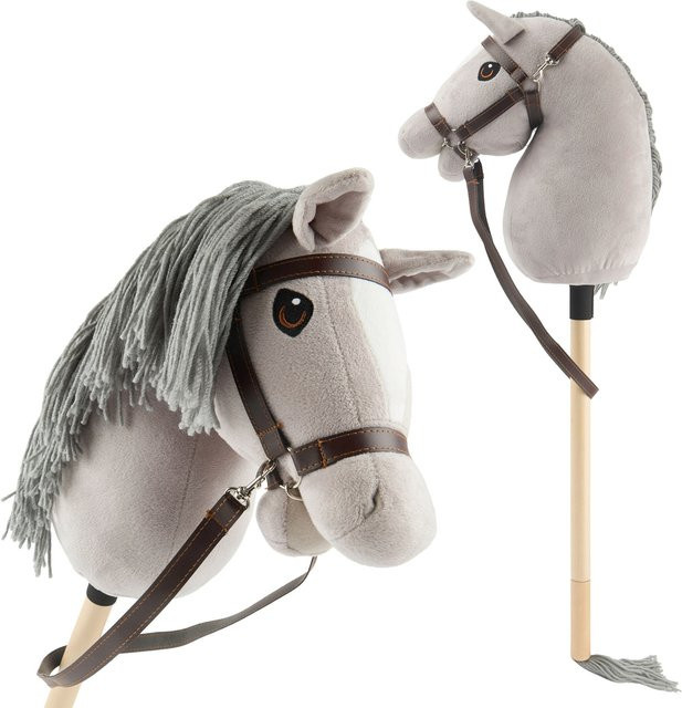 Bieco Hobby Horse Steckenpferd, Grau, Größe S, ab 3 Jahren - Bild 1
