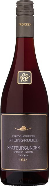 Winzergenossenschaft Königschaffhausen-Kiechlinsbergen, Steingrüble, Spätburgunder, trocken, Rotwein, 2022, 0,75 l - Bild 1