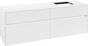 V&B Waschtischunterschrank Collaro mit WT rechts, Farbe: Weiß matt, B/T/H: 160 x 54,8 x 50 cm - Bild 1
