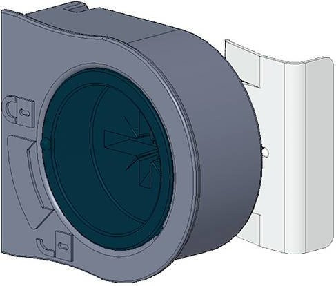 Siemens 8PQ9400-0BA54 Schnellverschluss-Set in Grau - Bild 1