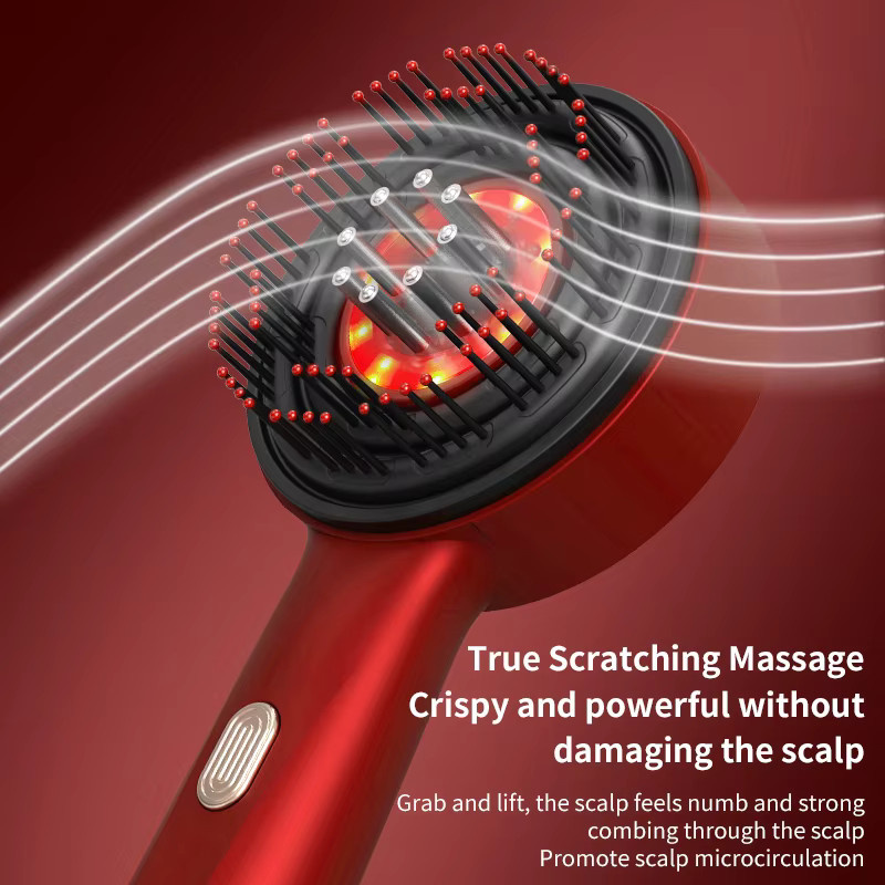 Hailicare Elektrischer Massage Kamm, Rotlicht, Unisex - Bild 2
