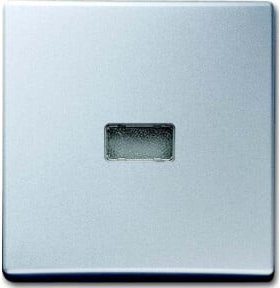 Busch-Jaeger Wippe Kontroll-Wechselschalter alusilber IP44 - Bild 1