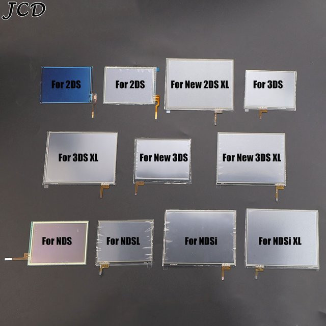 JCD Glas Touch Screen Digitizer Display Panel Ersatz für Nintendo DS, NDS Lite, NDSi, 2DS und 3DS XL in Transparent - Bild 1