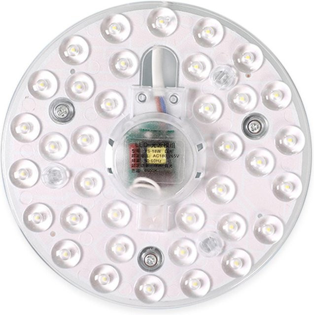 TOMTOP JMS LED-Nachrüst-Beleuchtungssatz für Deckenleuchten, 18W, kühles Weiß, AC180–265 V - Bild 1