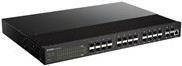 D-Link DIS-700G-28XS Managed L2+ Switch in Schwarz mit 24 x Gigabit SFP und 4 x 10 Gigabit SFP+ für die Rack-Montage - Bild 1