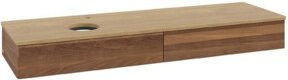 V&B Waschtischunterschrank Antao ohne Frontstruktur, Wandmontage, Eiche Honig, B/T: 160 x 50 cm - Bild 1