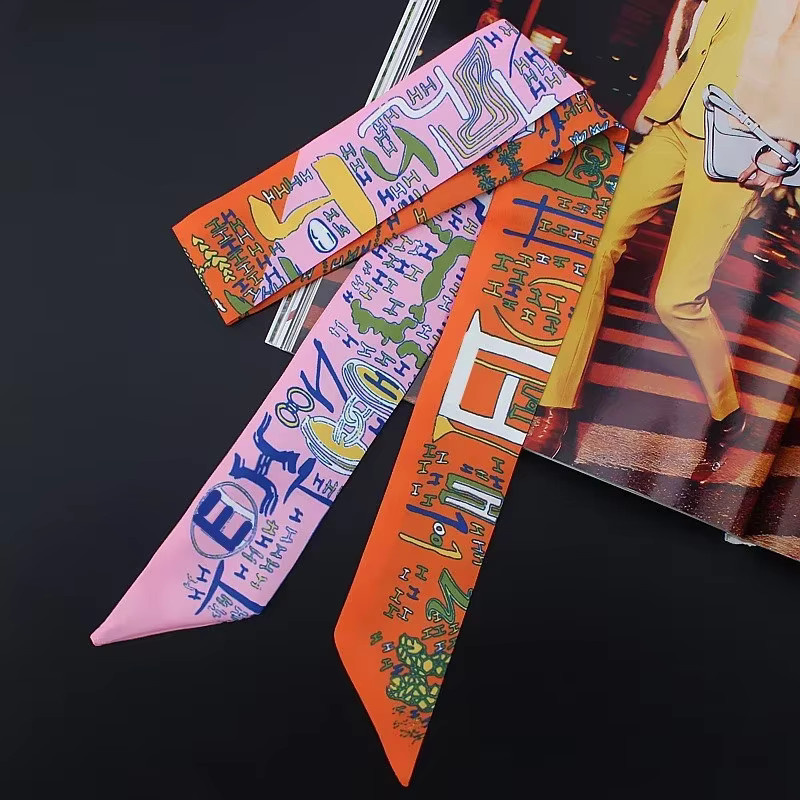 Seidenschal Damen, Twill Seide, Kleiner Schal - Bild 2