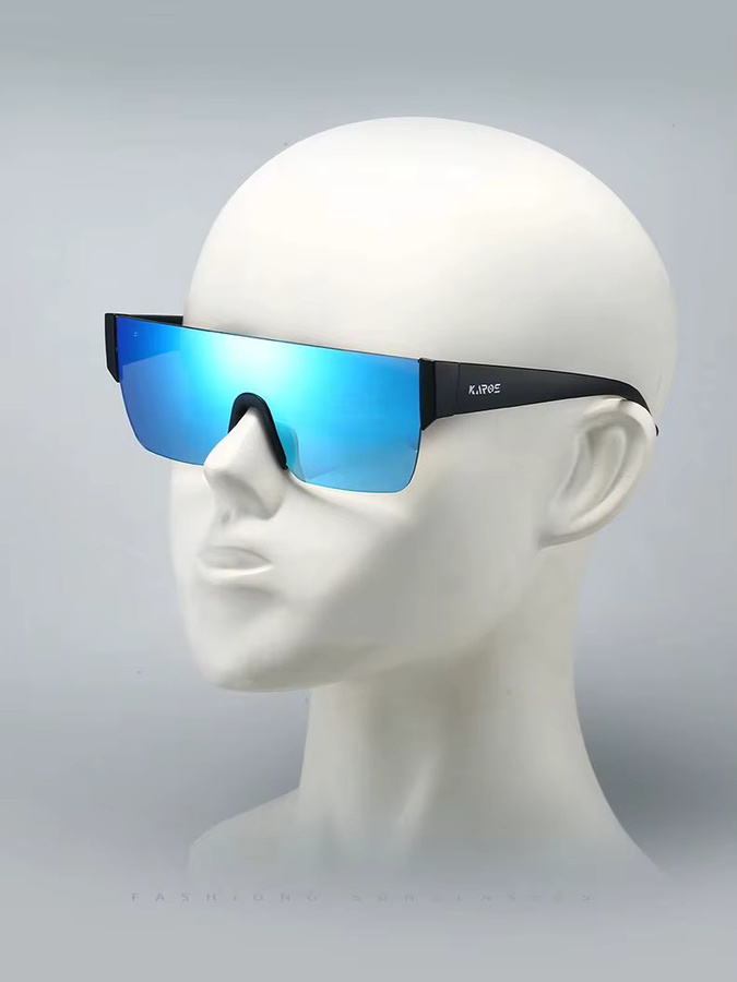 KAROS Sonnenbrille, quadratisch, Vollrand, Kunststoff, Unisex - Bild 3
