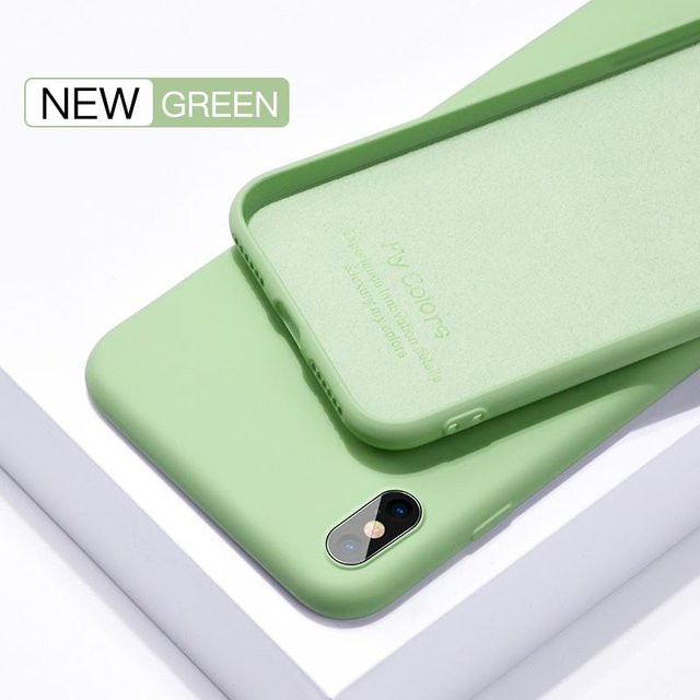 Original OnePlus Handyhülle aus weichem Flüssigsilikon und TPU in Grün für OnePlus 5, 6, 7, 8, 9, 10 Pro und 9R - Bild 1