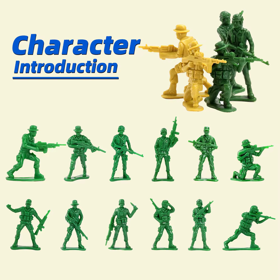 ViiKONDO Army Men Toy Soldier, Militär-Actionfigur, 150 Stück, ab 3 Jahre - Bild 2