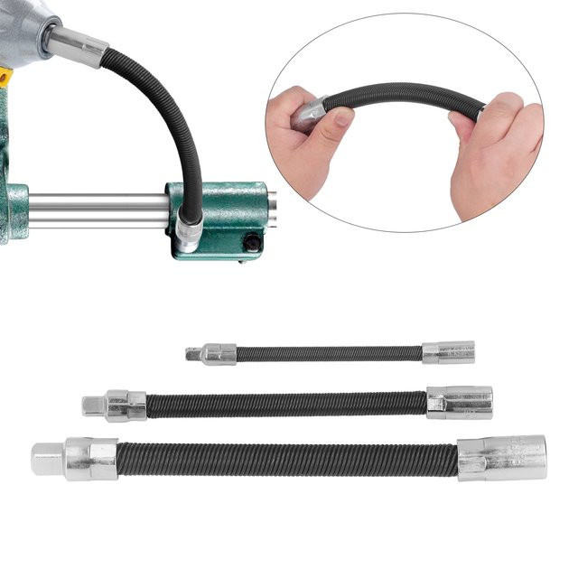 Aramox Flexibler magnetischer Bithalter mit Verlängerungsstange in Schwarz für die Kfz-Reparatur - Bild 1