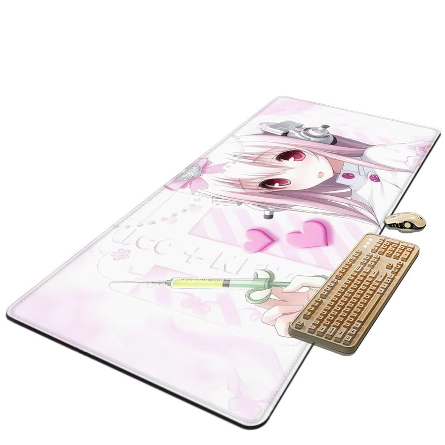 HYBXAXC Super Sonico Mauspad in Schwarz, rutschfeste Gummi-Mausmatte für Computer und Laptop - Bild 6