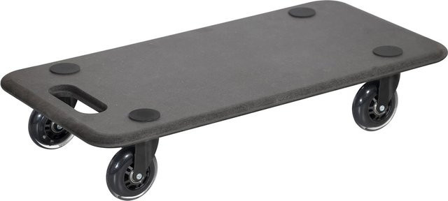 Wagner Transportroller MM1611 aus MDF in Schwarz, B/T/H: 575 x 30 x 11 cm, Tragkraft 250 kg - Bild 1