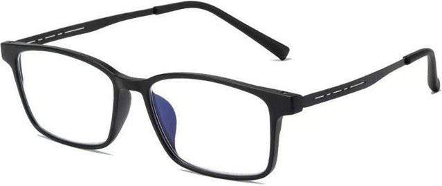 KLASSNUM Lesebrille, Titan, Vollrand, rechteckig, Herren, black - Bild 1