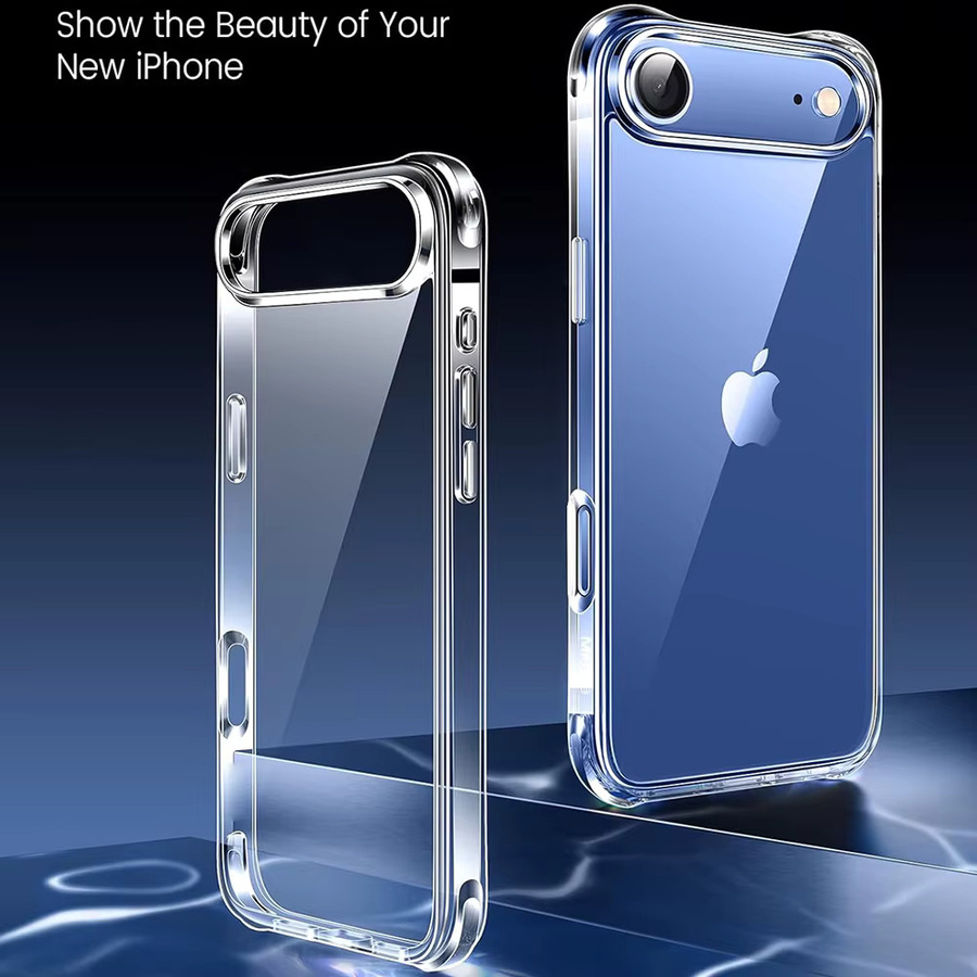NYFundas Stoßfeste Handyhülle mit Anti-Gelb-Schutz, transparent, passend für iPhone 15, iPhone 16 Plus und iPhone Air - Bild 6