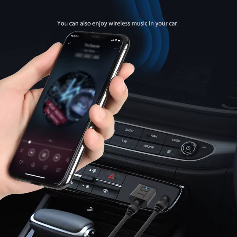GRWIBEOU 2-in-1 USB-Bluetooth-Sender und Empfänger in Schwarz mit 3,5-mm-Klinkenanschluss für Laptop, TV, PC und Auto - Bild 3
